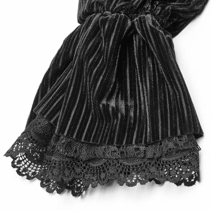 Ansicht 3 — Steampunk-Bluse für Damen – gestreift