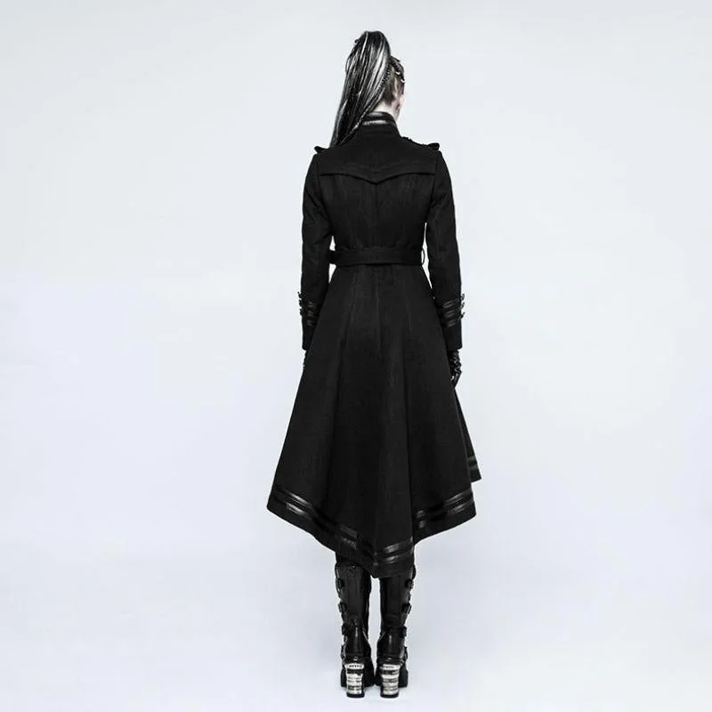 Ansicht 5 — Mantel für Damen – lang schwarz Gothic