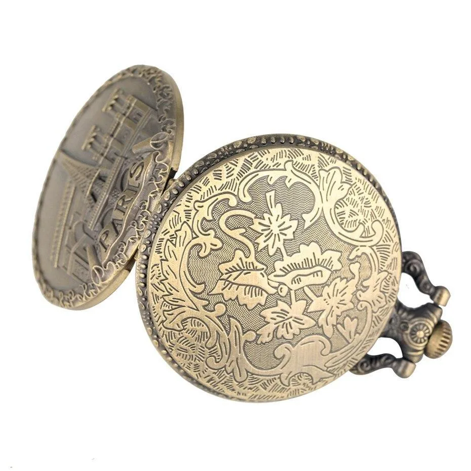 Ansicht 3 — Steampunk-Taschenuhr – Paris
