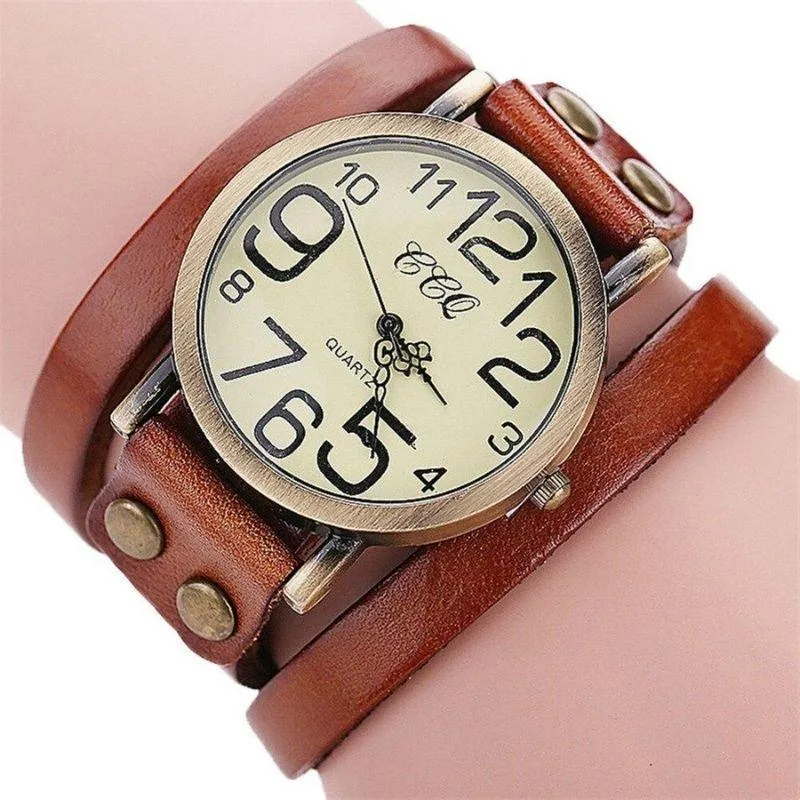 Ansicht 3 — Steampunk-Armbanduhr – 3 Lagen