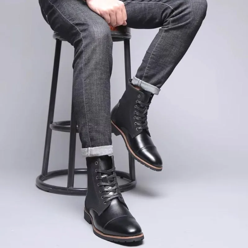 Ansicht 9 — Stiefeletten – schwarz mit Schnürung