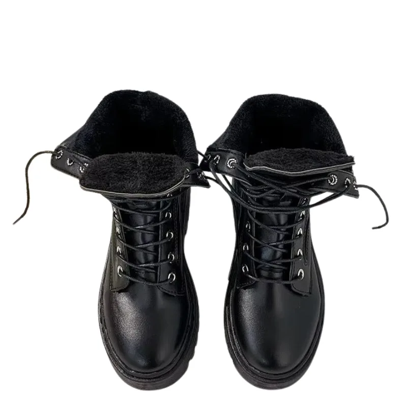 Ansicht 3 — Stiefeletten – Plateau mit Schnürung