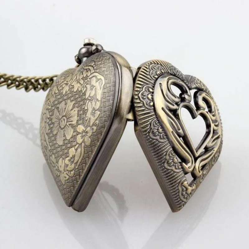 Ansicht 4 — Steampunk-Taschenuhr – Herz
