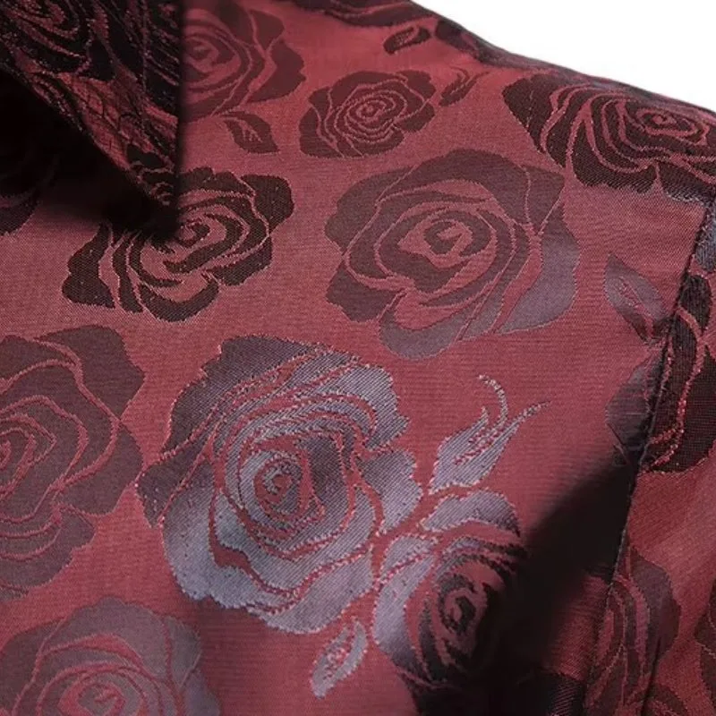 Ansicht 4 — Hemd für Herren – rot Blume