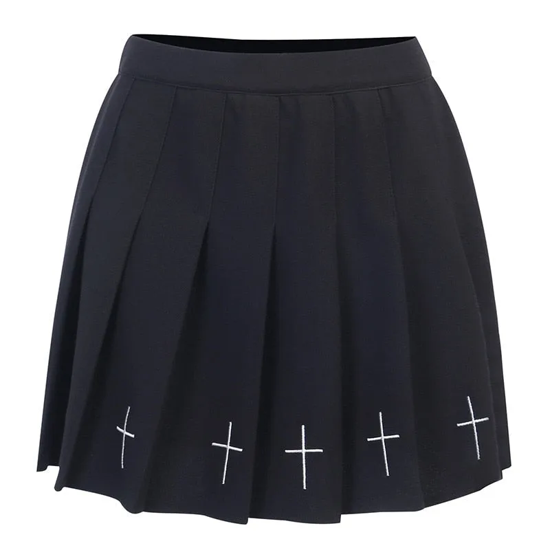 Rock – kurz Gothic schwarz