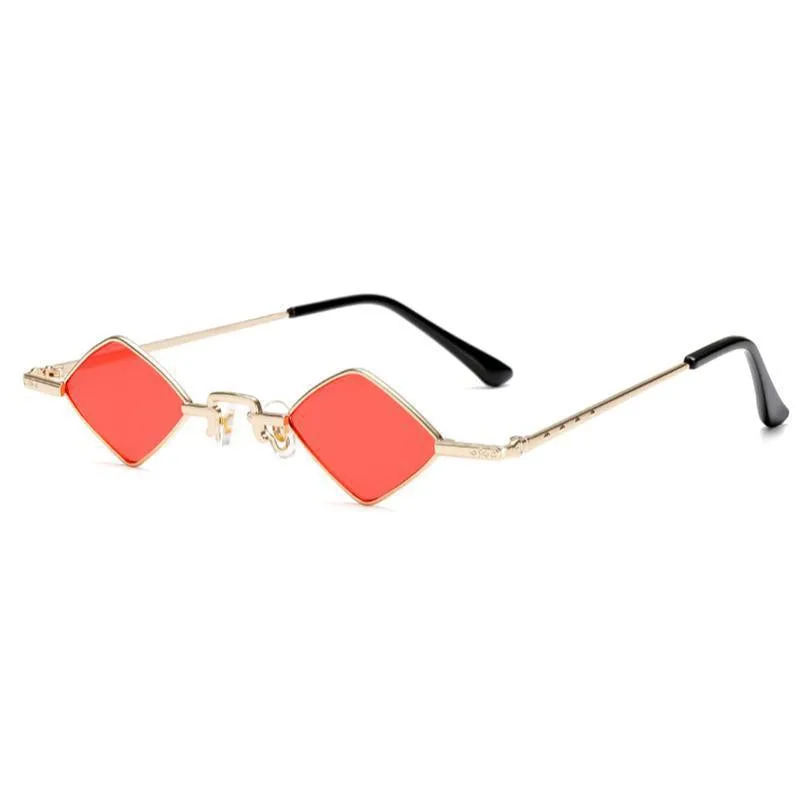 Steampunk-Sonnenbrille – Rautenform
