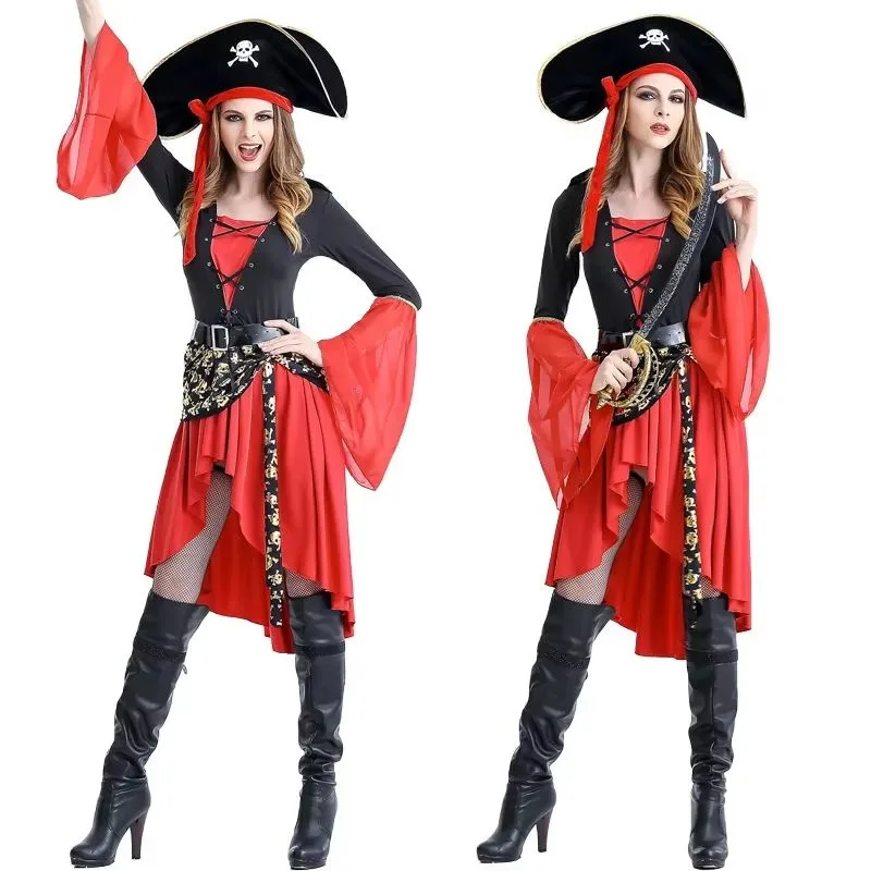 Ansicht 6 — Steampunk-Kostüm für Damen – Piratenstil