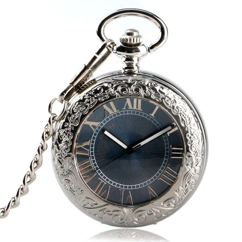 Steampunk-Taschenuhr – Half-Hunter