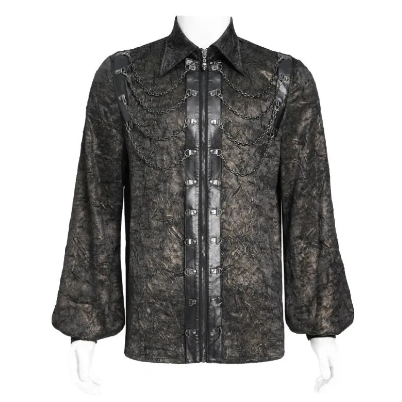 Steampunk-Hemd – braun