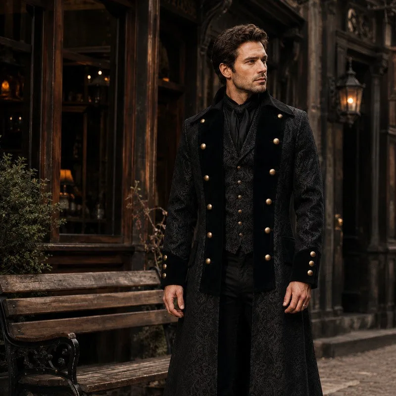 Ansicht 2 — Steampunk-Jacke für Herren – viktorianisch