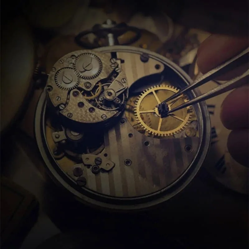 Ansicht 6 — Steampunk-Uhr – Zahnrad Drehbar