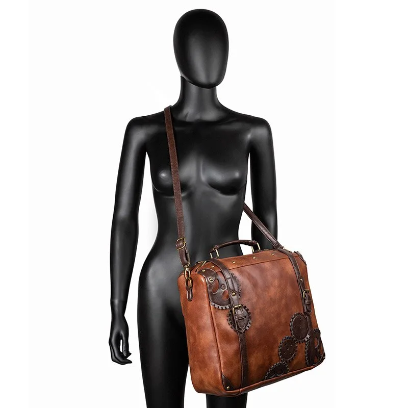 Ansicht 3 — Steampunk-Tasche – aus PU-Kunstleder