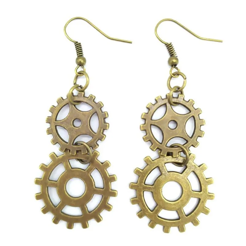Ansicht 20 — Steampunk-Ohrringe – Hängend