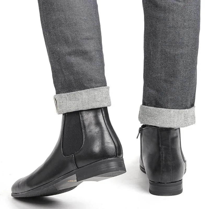 Ansicht 5 — Stiefeletten für Herren – mit Reißverschluss aus PU