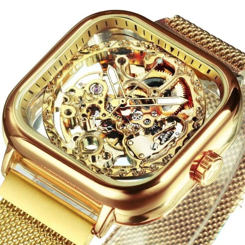 Steampunk-Uhr – Sichtbares Uhrwerk