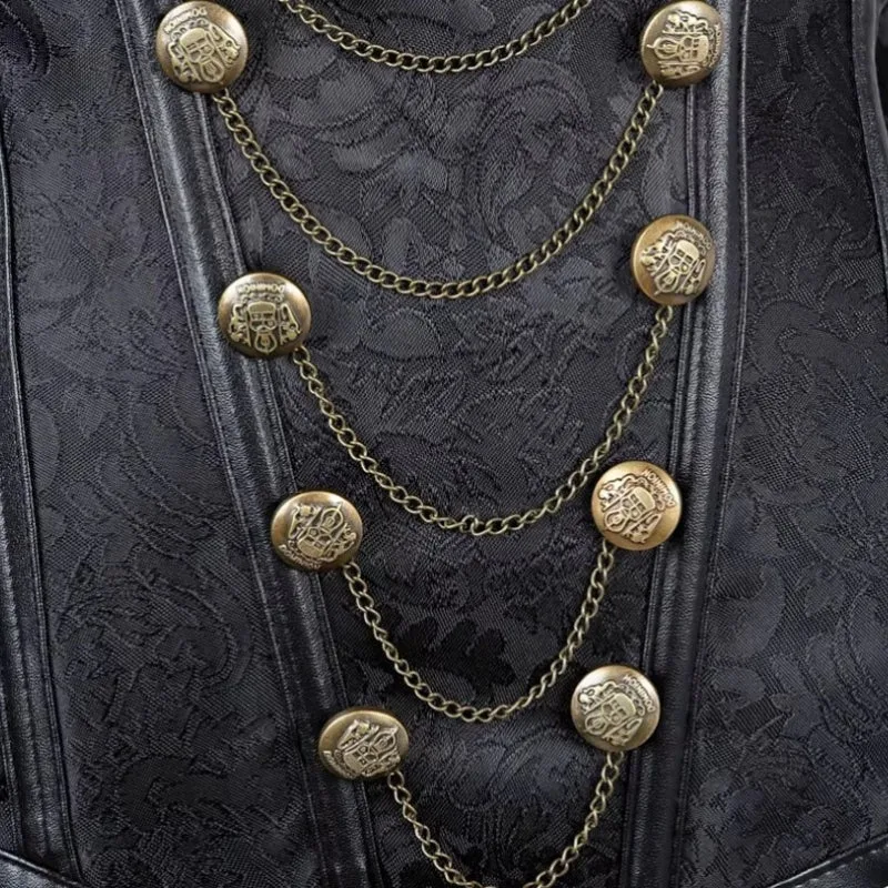 Ansicht 4 — Steampunk-Korsett für Damen – Gothic