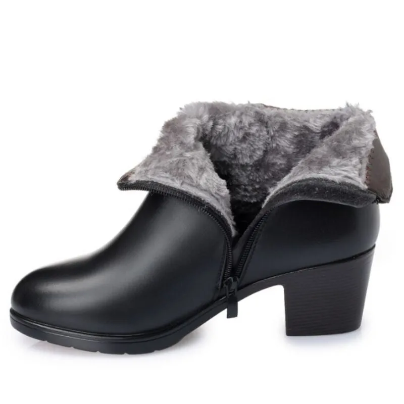 Ansicht 3 — Stiefeletten – aus PU schwarz Absatz 5 cm