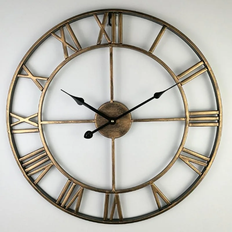 Steampunk-Große Wanduhr