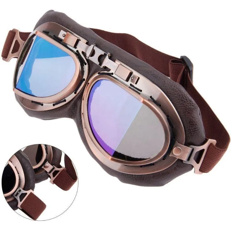 Ansicht 8 — Steampunk-Brille – Fliegerstil