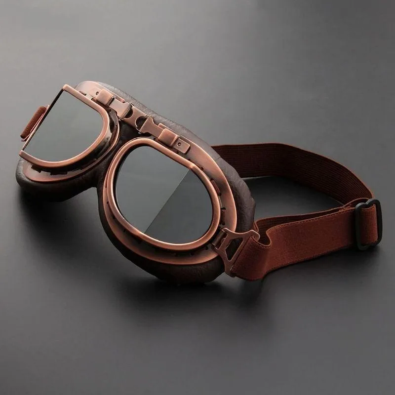 Ansicht 3 — Steampunk-Brille – Fliegerstil