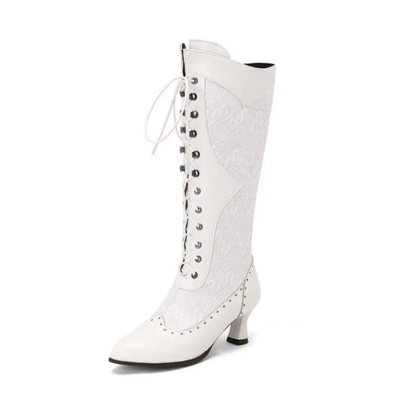 Ansicht 4 — Steampunk-Stiefel – viktorianisch