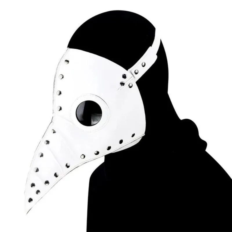 Pestdoktor-Maske – weiß
