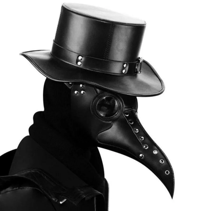 Ansicht 4 — Steampunk-Maske – Pestdoktor-Stil