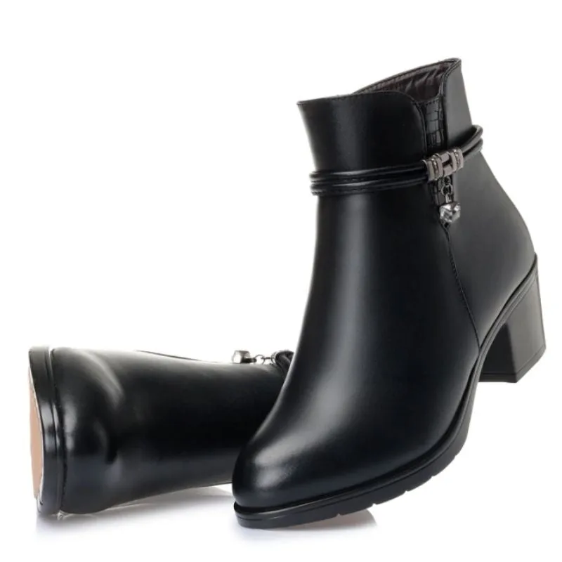 Ansicht 7 — Stiefeletten – aus PU schwarz Absatz 5 cm