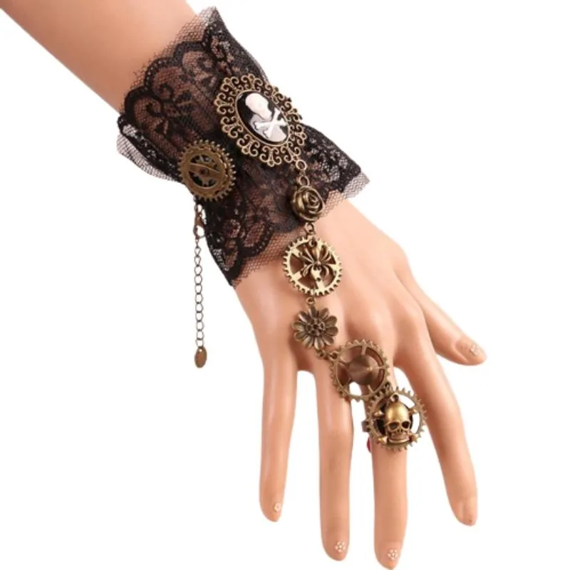 Steampunk-Armband – Spitze