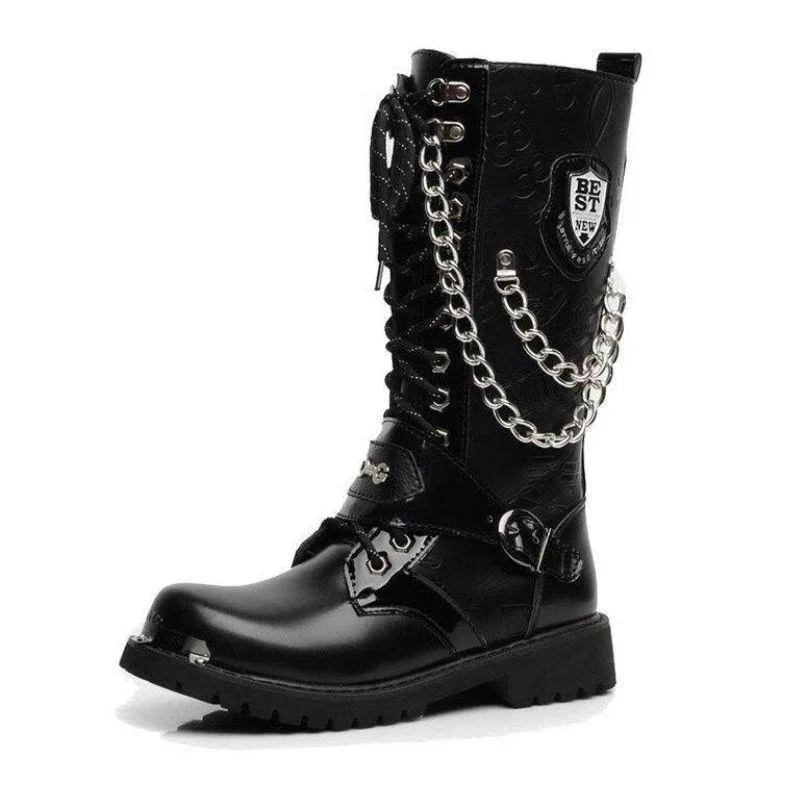 Steampunk-Stiefel – Hoher Schaft