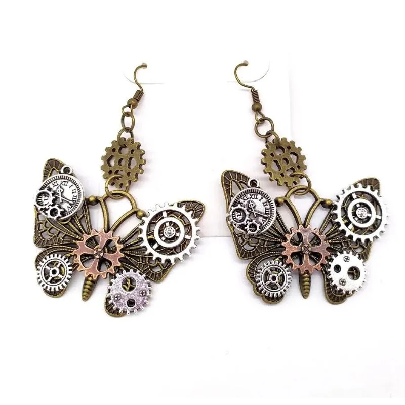 Steampunk-Ohrringe – Hängend