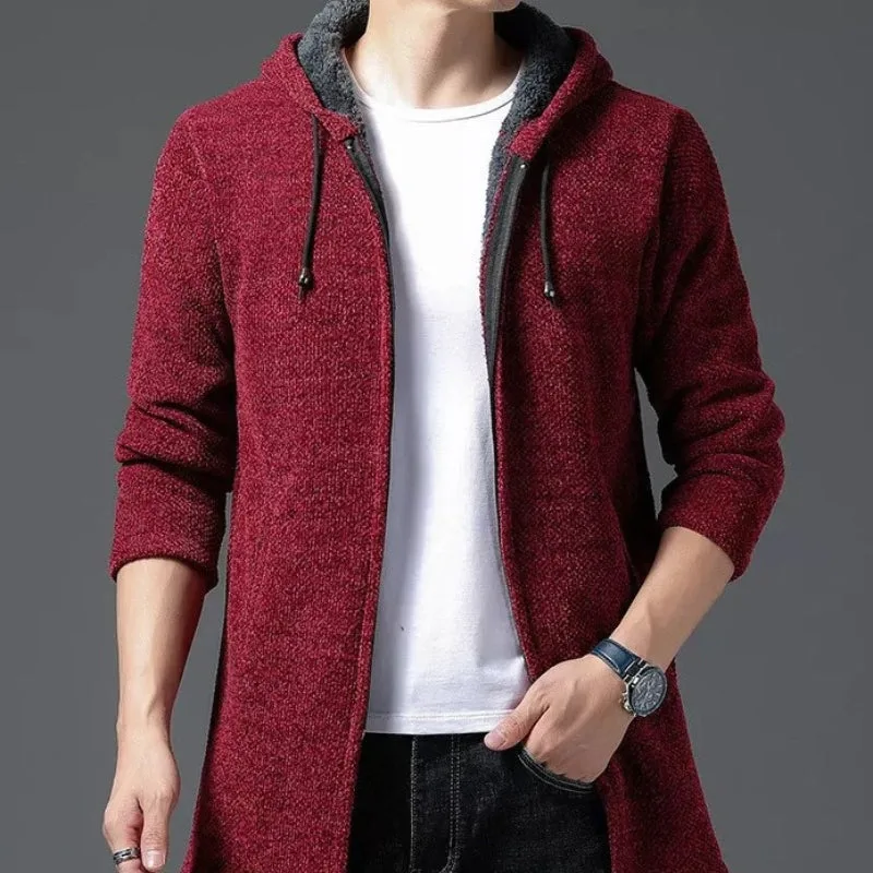 Ansicht 2 — Strickjacke für Herren – mit Kapuze