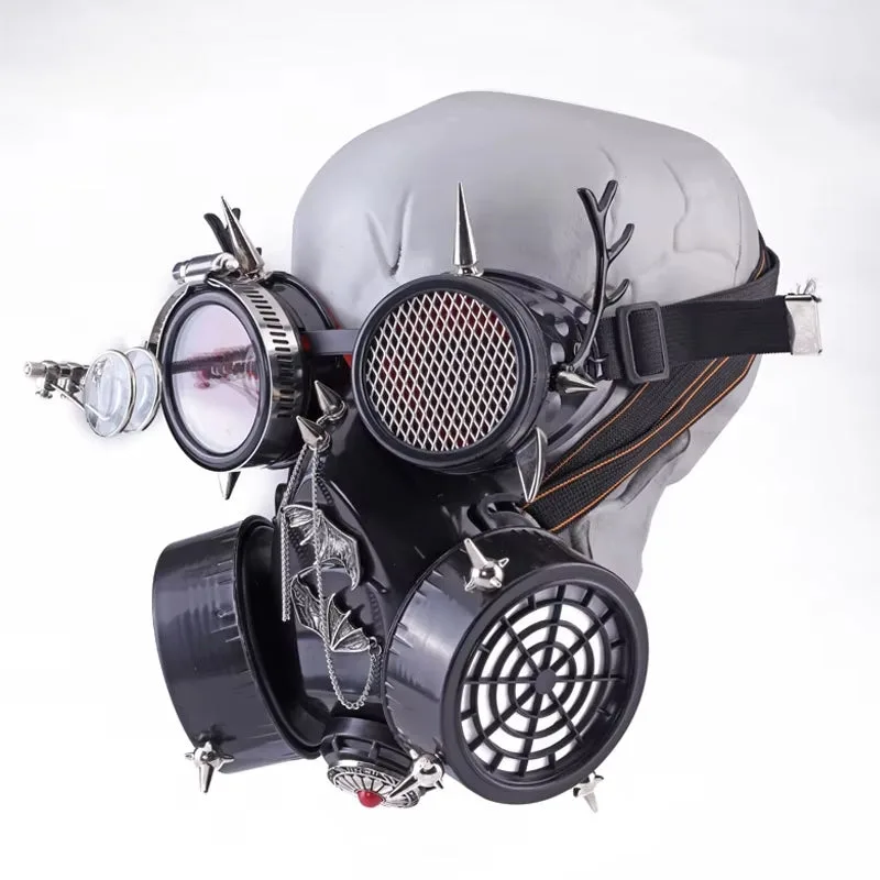Ansicht 4 — Steampunk-Gasmaske als Kostümaccessoire für Herren