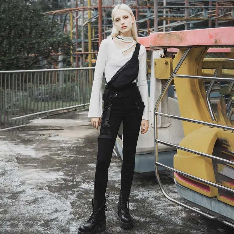 Ansicht 2 — Steampunk-Jeans für Damen – Gothic