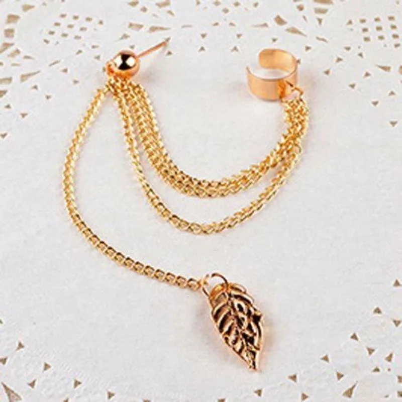 Ansicht 5 — Steampunk-Ohrring – Kette und Clip