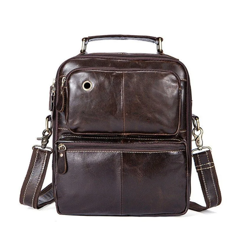 Umhängetasche für Herren – Leder Vintage