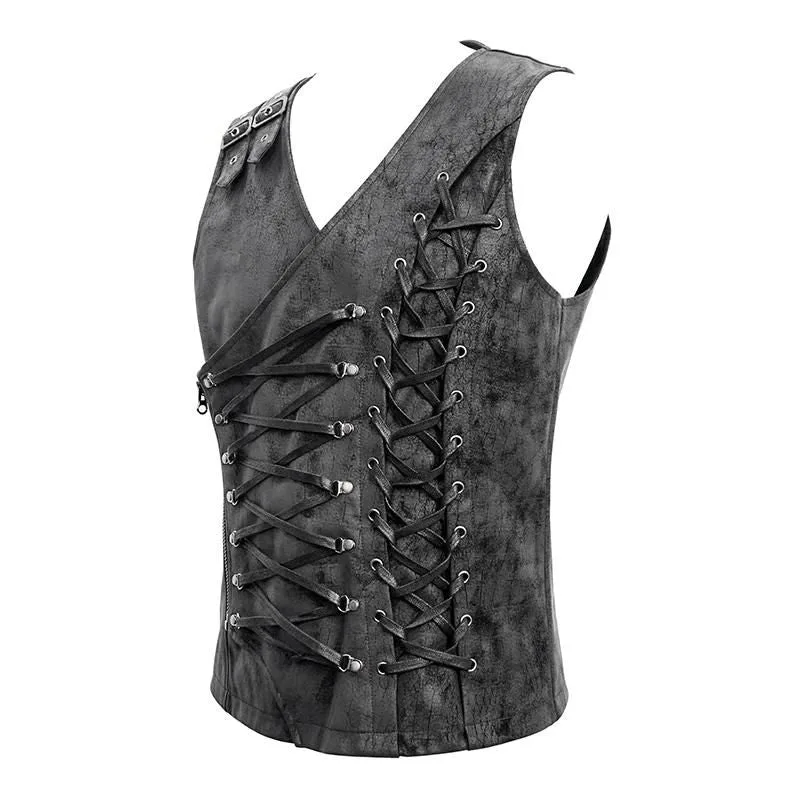Ansicht 3 — Steampunk-Korsett für Herren – asymmetrisch