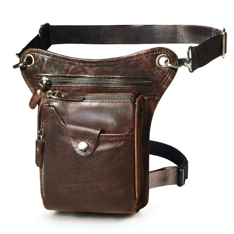 Tasche für Herren – Schulterriemen Leder Vintage
