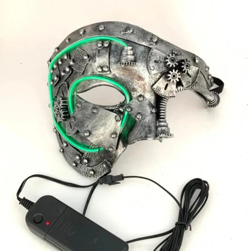 Ansicht 3 — Steampunk-Halbmaske
