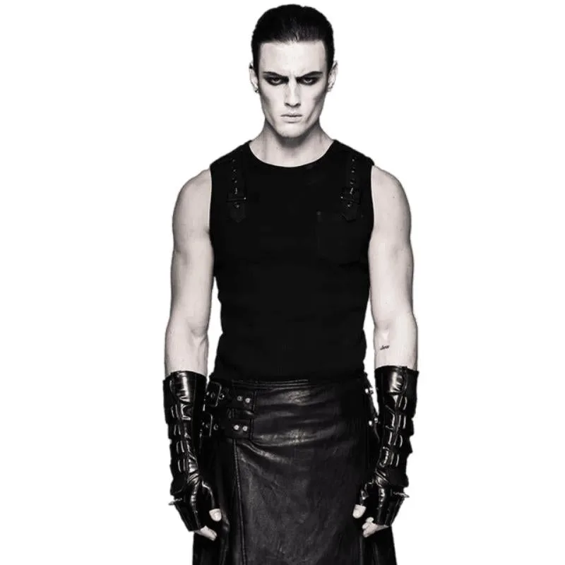 Ansicht 2 — Handschuh für Herren – Gothic aus PU