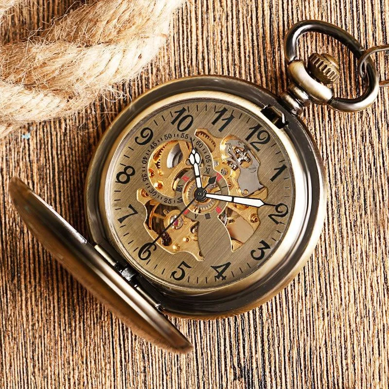 Ansicht 2 — Steampunk-Taschenuhr – (Box)