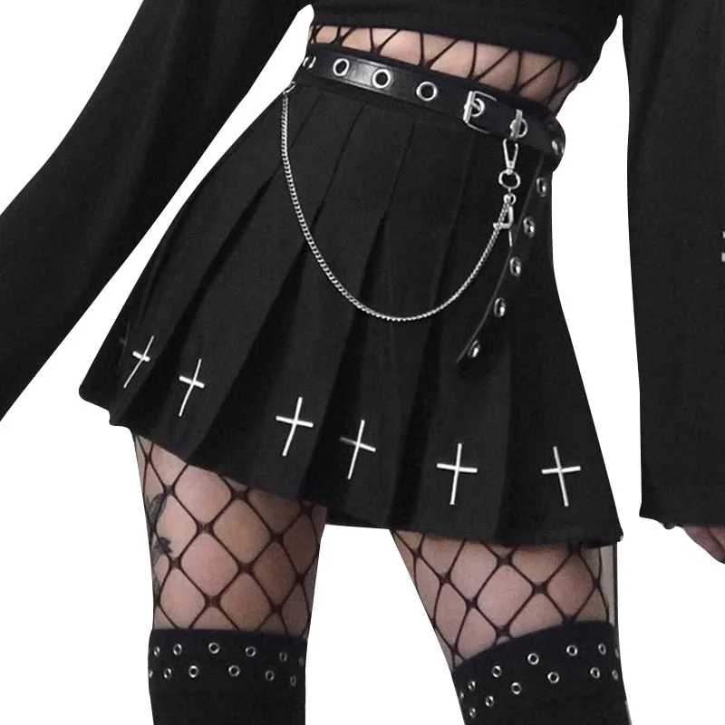 Ansicht 2 — Rock – kurz Gothic schwarz