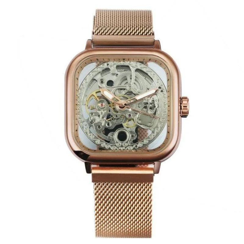 Ansicht 4 — Steampunk-Uhr – Sichtbares Uhrwerk
