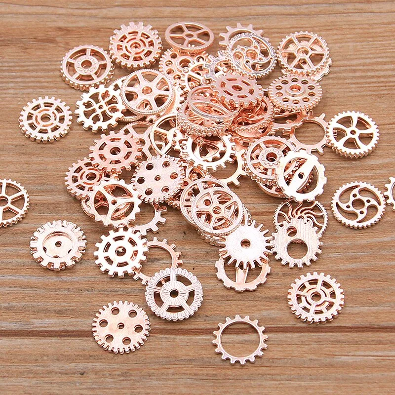 Ansicht 5 — Steampunk-Zahnrad-Set