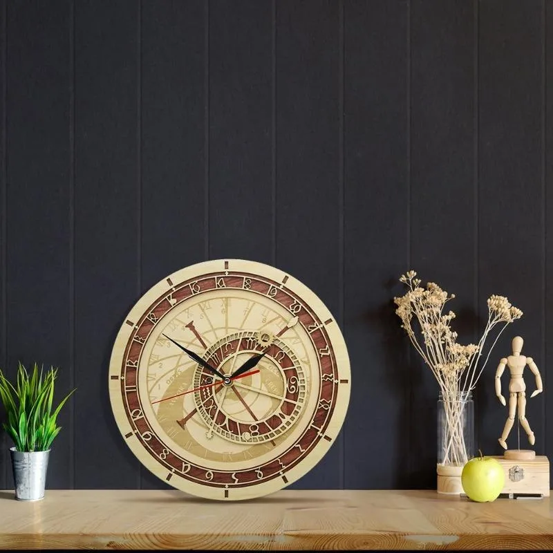 Ansicht 2 — Steampunk-Uhr – Astronomisch