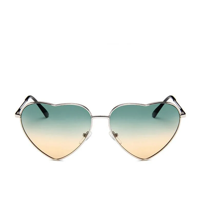 Ansicht 2 — Sonnenbrille – Herz grün