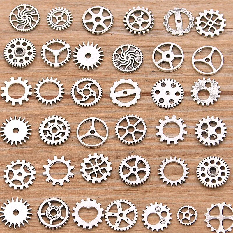 Ansicht 12 — Steampunk-Zahnrad-Set