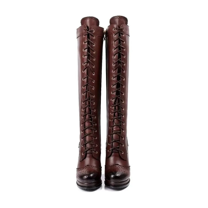 Ansicht 6 — Stiefel – viktorianisch aus Leder & Kunstleder