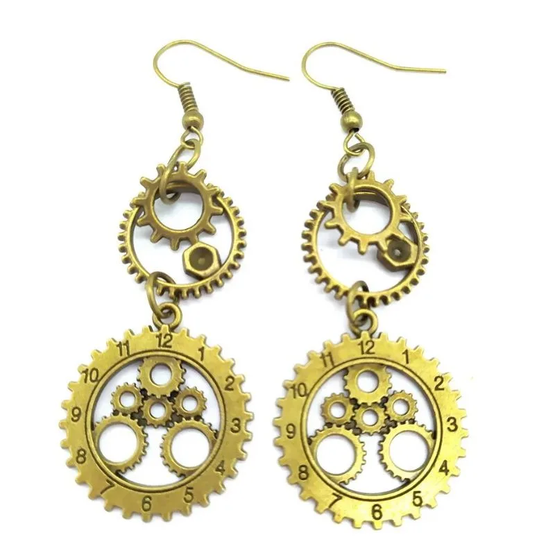 Ansicht 16 — Steampunk-Ohrringe – Hängend