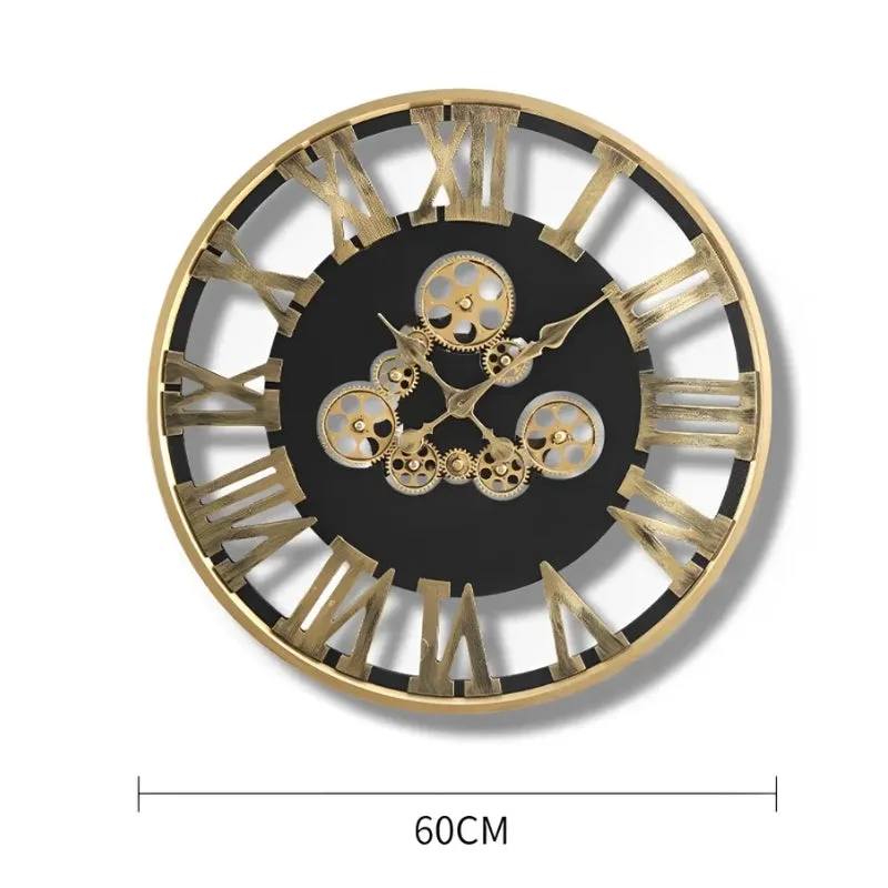 Ansicht 3 — Steampunk-Uhr – Zahnrad Drehbar